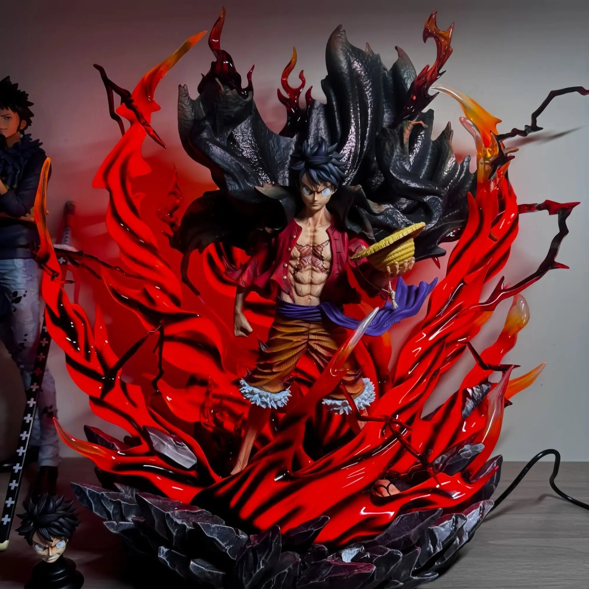 One Piece Monkey D. Luffy Giant Figure 30cm/50cm, Straw Hat Pirate Captain Model, Birthday/Christmas Gift