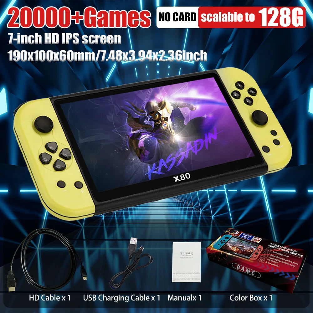 Gaming Portable Handheld Retro Video Game Console Player Portatil Mini Arcade Videogames for Hand Held Family Pocket Retrogaming