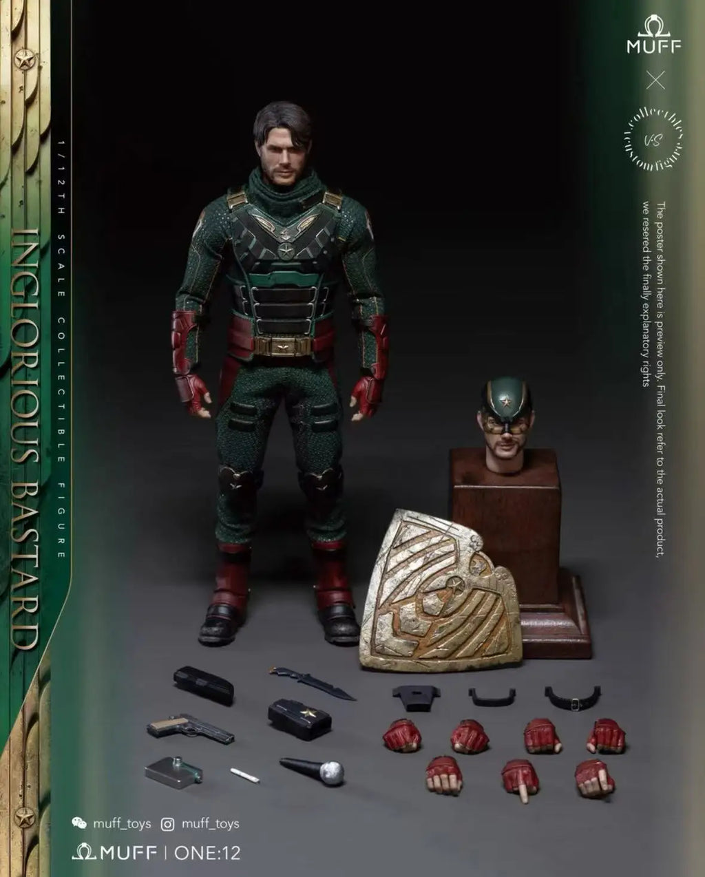 MUFF V.collectibles 1/12 Super Soldier MF08 High Quality Action Figure Gift Collection