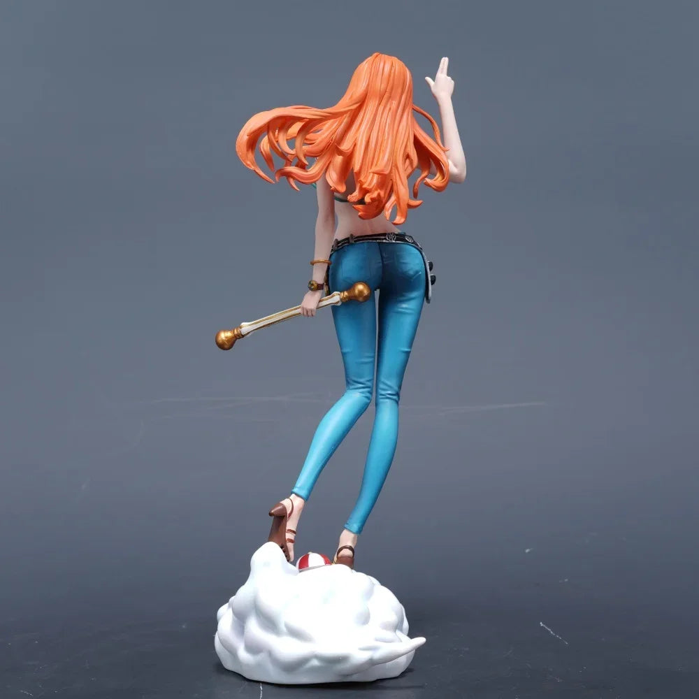 22cm/8.66in Anime ONE PIECE Figure Nami Action Figures Pvc Statue Desktop Ornamen Collection Model Toys Gifts
