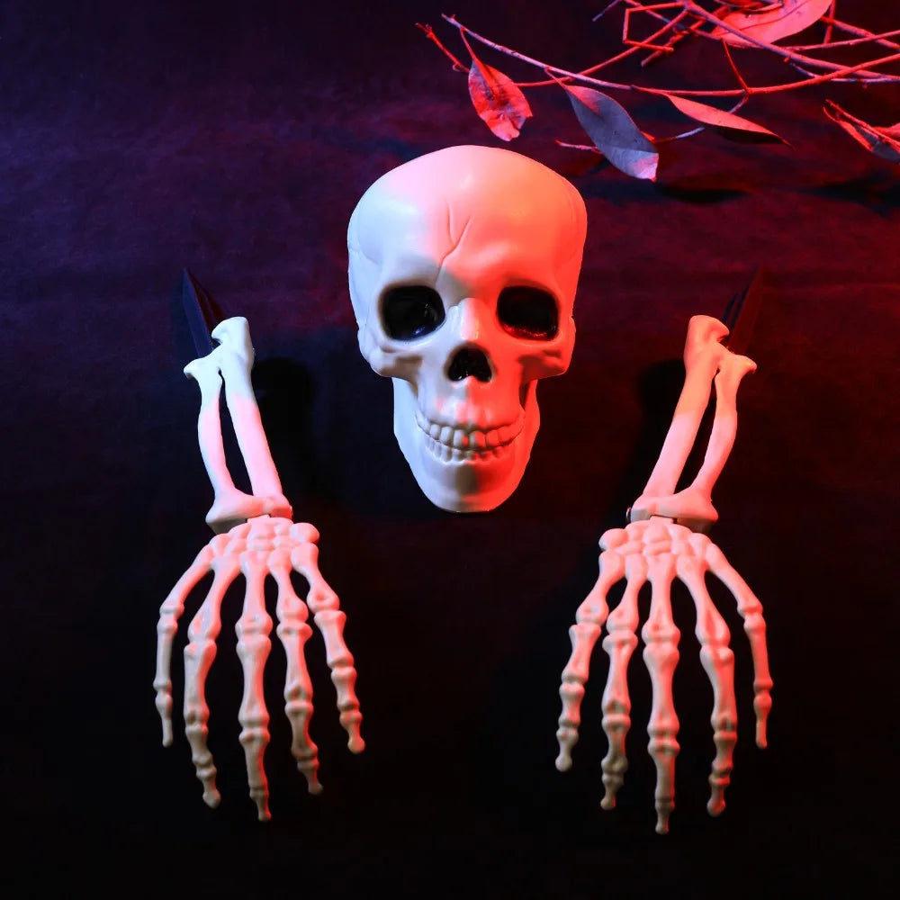Halloween Dekoration Schädel Skelett Horror Künstlicher Arm Außen Hof/garten Dekorationen Ghostface Hallowen Tag der Toten