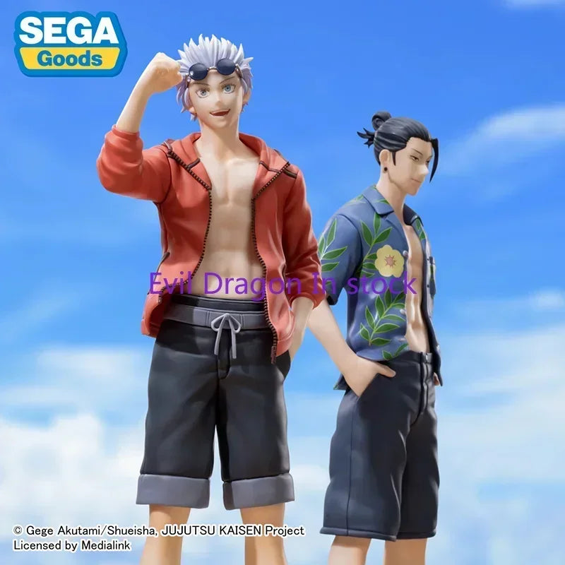 SEGA Luminasta Satoru Gojo Geto Suguru Summer Wear Ver.Jujutsu Kaisen PVC Model Action Statue Collection Boxed Model Doll Toys