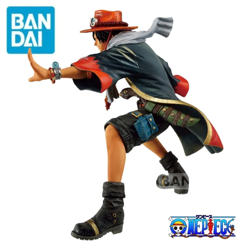 Auf Lager: Bandai Original One Piece Banpresto Portgas D Ace – 100 % Original Anime-Merchandise, Spielzeug, Figur, Ornamente, Statue, Modell