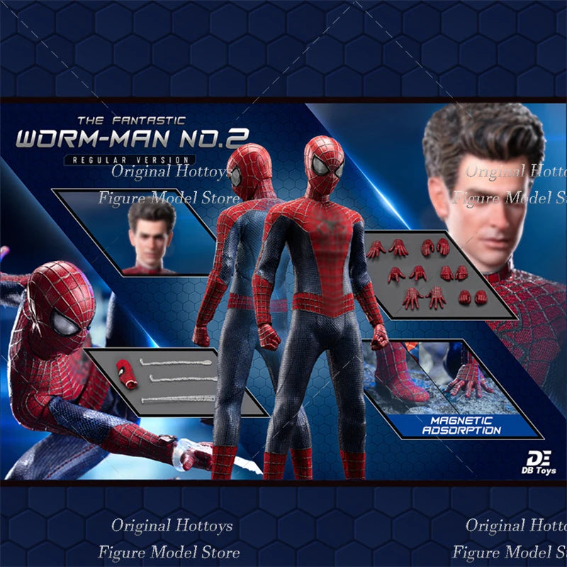 DB Toys X 6in Studio 1/12 Scale Male Soldier Extraordinary Spider Hero Standard/Deluxe Edition Full Set 6'' Action Figure Doll