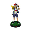 18CM Pikachu PVC Statue - Ash's Pikachu Figure, Anime Collectible Model, Desktop Decor, Gift Box Packaging, Birthday Gift