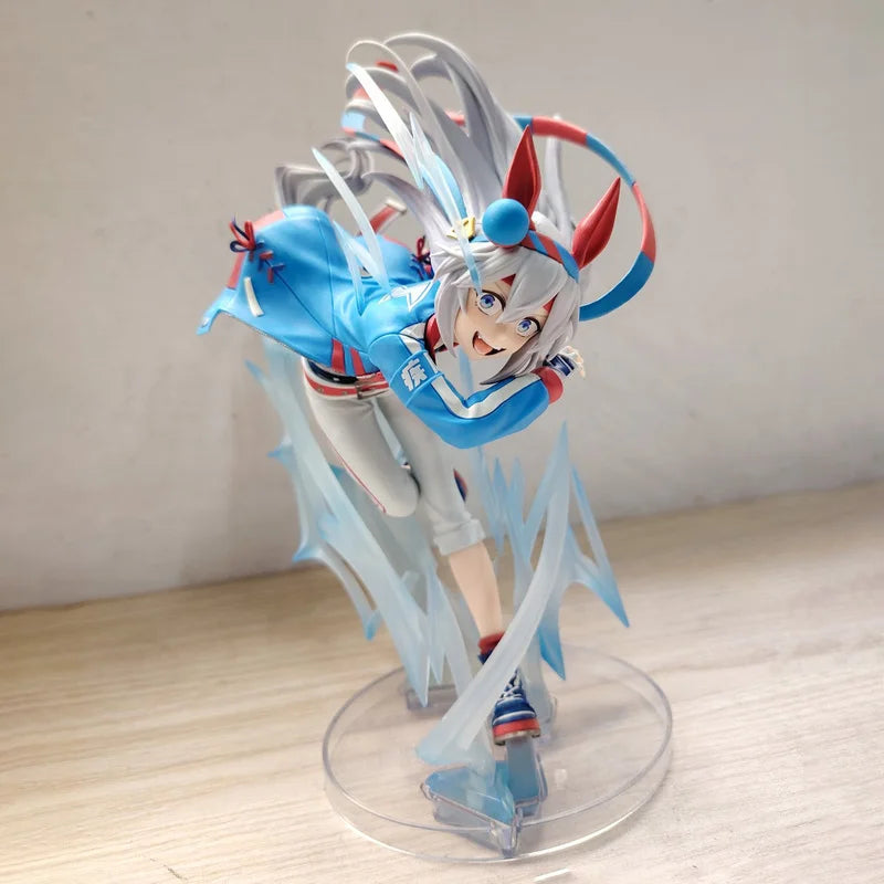 New Product Glasses Factory EVOLVE Uma Musume Oguri Cap Tamamo Cross PVC Figure 20cm Anime Toy Prize Authentic In Stock