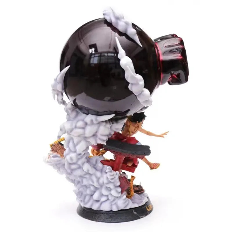 One Piece Anime Figurine Model GK Kimono Monkey D Luffy Gear 3 Action Figure 45cm Statue Collection Toy PVC F3 Studio Figma