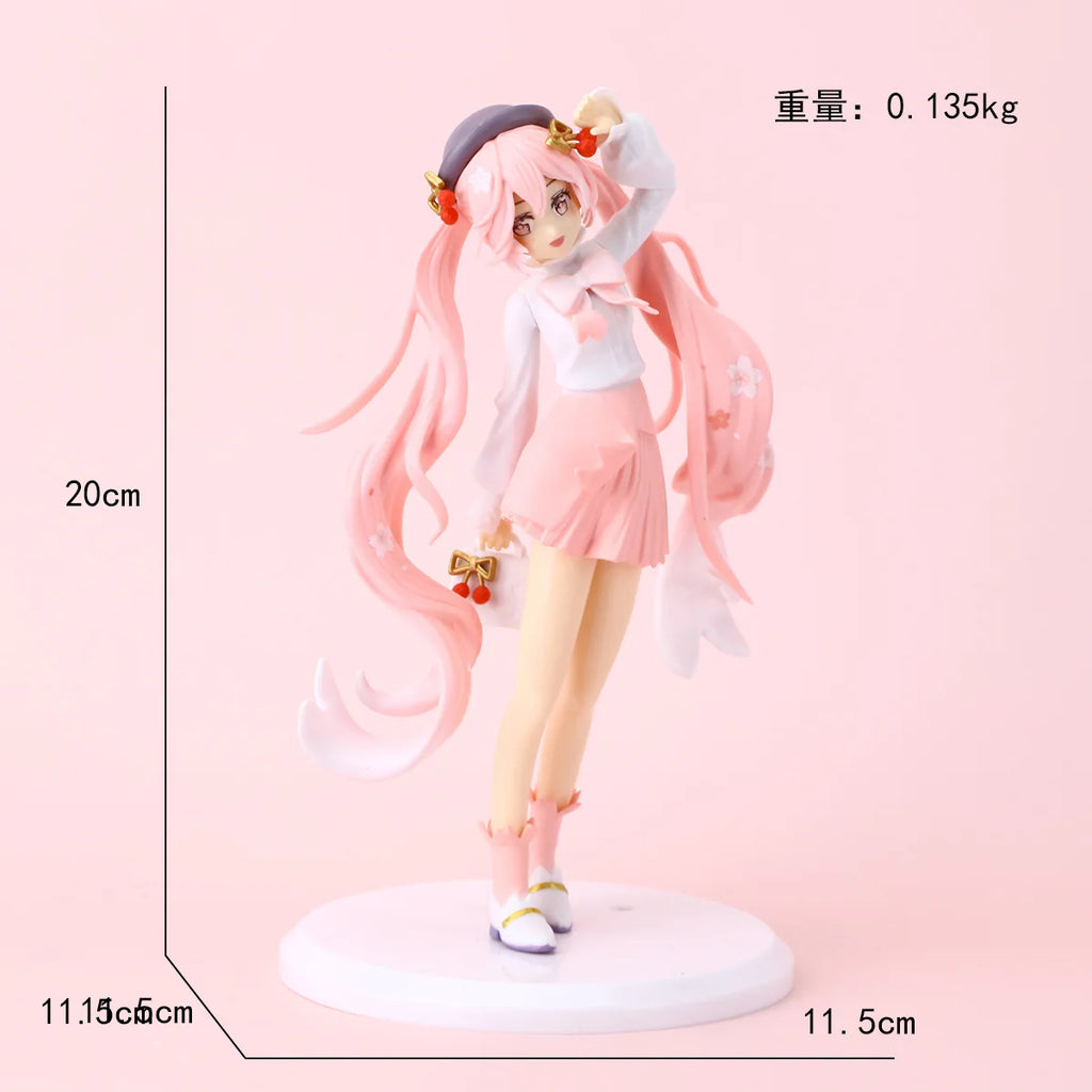 Miku Sakura Lolita Bunny Ears Girl Pillow Miku Swimming Ring Pajamas Rem Rabbit Hug Qiong Mei Figure Anime Cosplay Cushion Doll