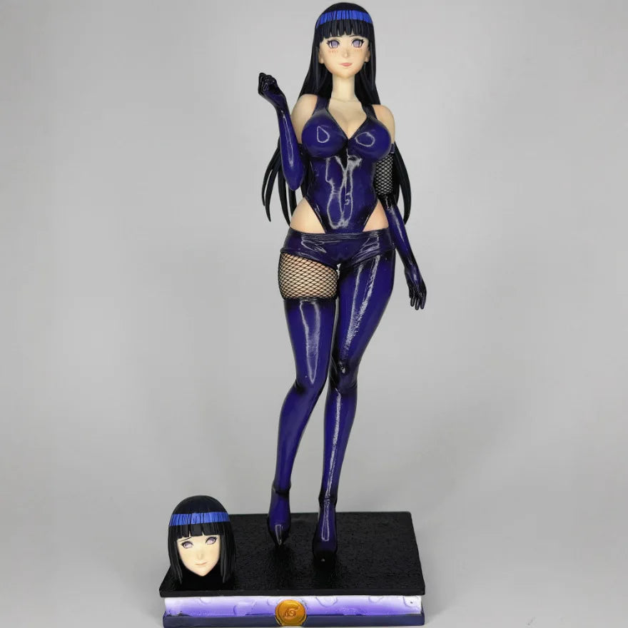 Anime Naruto Hyuuga Hinata Figur 30CM Hyuuga Hinata Haruno Sakura Ver Gril Figur PVC Anime Statue Sammlung Modell Spielzeug Geschenke