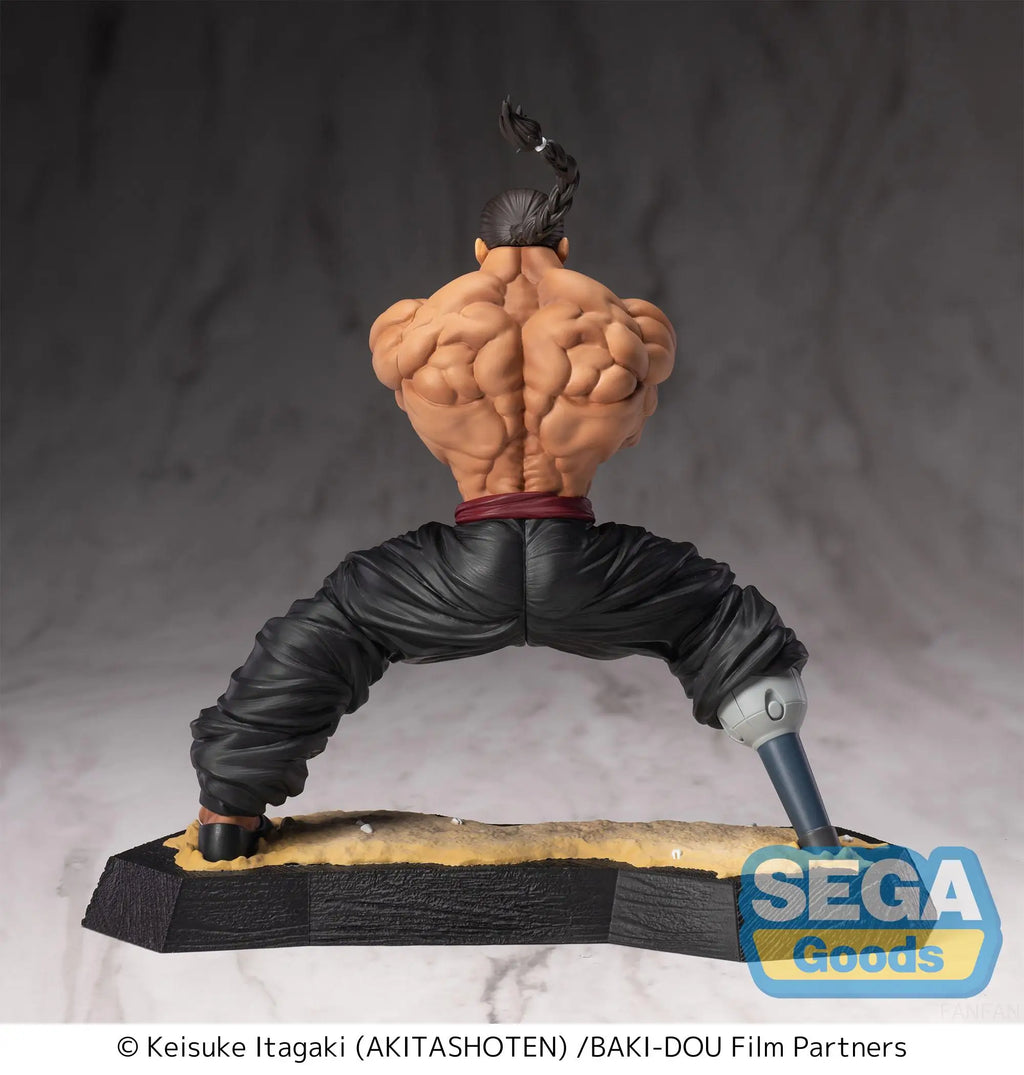 Genuine Sega Luminasta Baki Dou Kaioh Retsu PVC Action Figure Sega Model Figurine Toys For Otaku Gift
