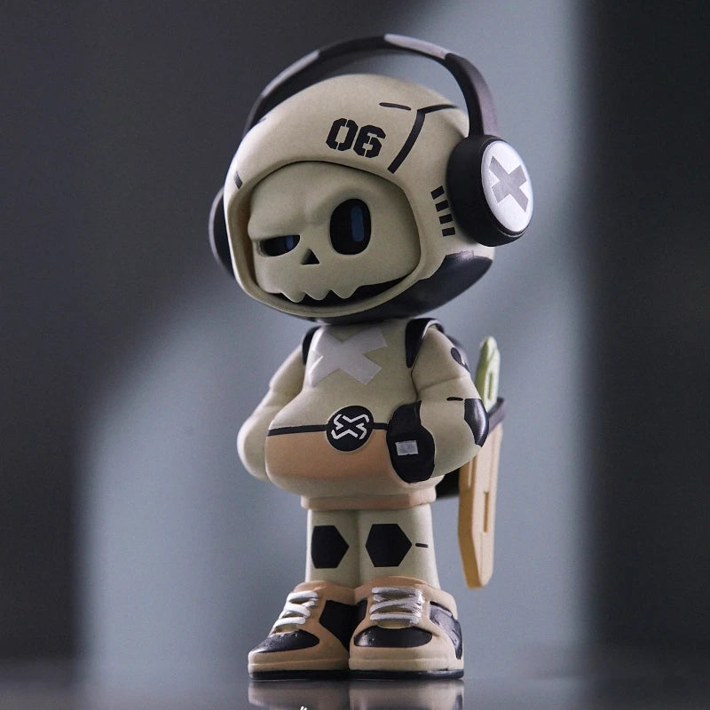 MR.BONE-MINI Red White Temperature Change Series Anime Action Figures Desktop Decoration Collecte Model Mystery Box Gift Toy