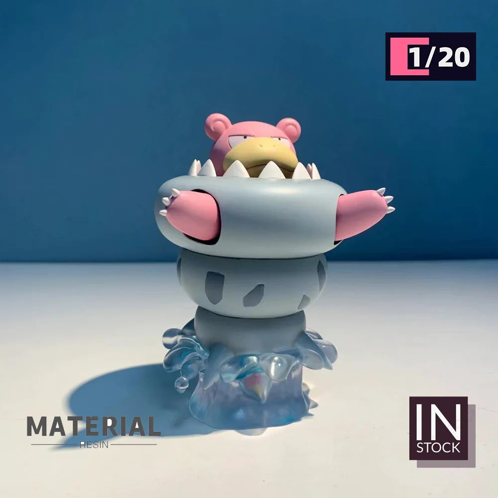 [IN STOCK] 1/20 Scale World Figure [BQG] - Slowpoke & Slowbro & Slowking & Mega Slowbro