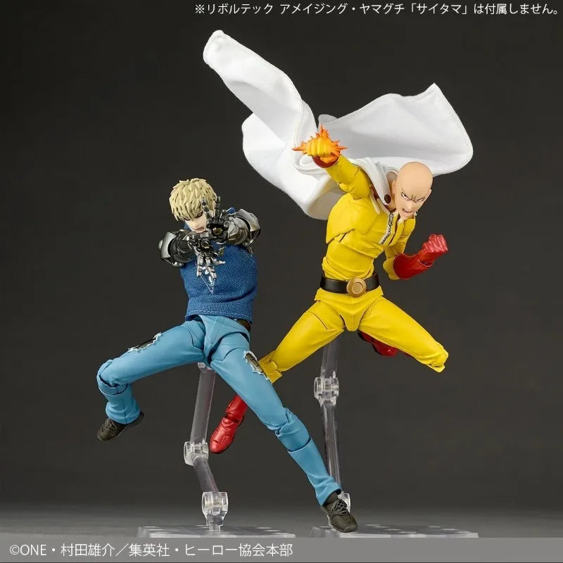 in stock Kaiyodo Revoltech Amazing Yamaguchi One Punch Man Genos Action Figure Toy Model Gift