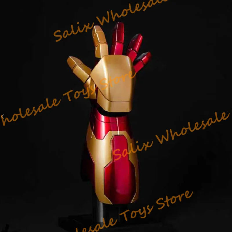 New Iron Man Left And Right Hand Mk42 Armor Wearable Arm Remote And Voice Control Cosplay Model Gifts Toy Customized
