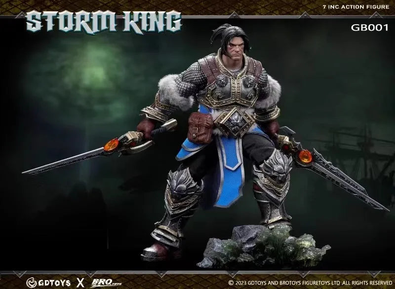 In Stock Originate GDTOYS x BROTOYS Varian Wrynn Movable Model Toys Collection 1/12 SCALE COLLECTION FIGURE STORM KING