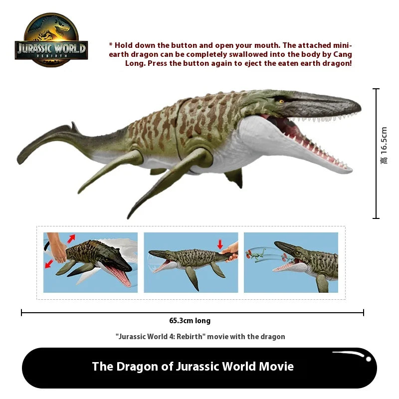 In Stock Mattel Jurassic World: Rebirth 4 Spinosaurus Action Figure Model Simulated Dinosaur Model Toys Children'S Birthday Gift