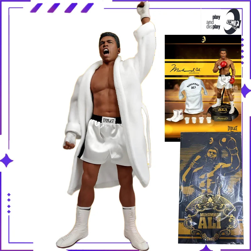 ICONIQ STUDIO Original Boxing King Muhammad Ali 1/6 Mobile Doll 12 Inch Model Mobile Doll Model Gift Collection Ornament