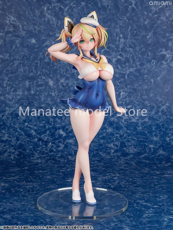  AmiAmi x AMAKUNI Original PHANTASY STAR ONLINE 2 es Cool Breeze Gene 1/7 PVC Action Figure Anime Model Toys Doll Gift