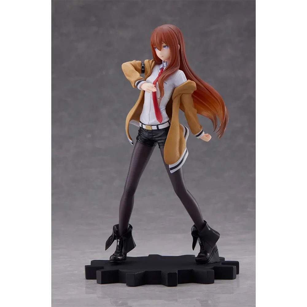 18CM Anime Steins;Gate Figure Makise Kurisu Sitting Position Anime Model Toys Gifts Collection Decoration Ornaments PVC