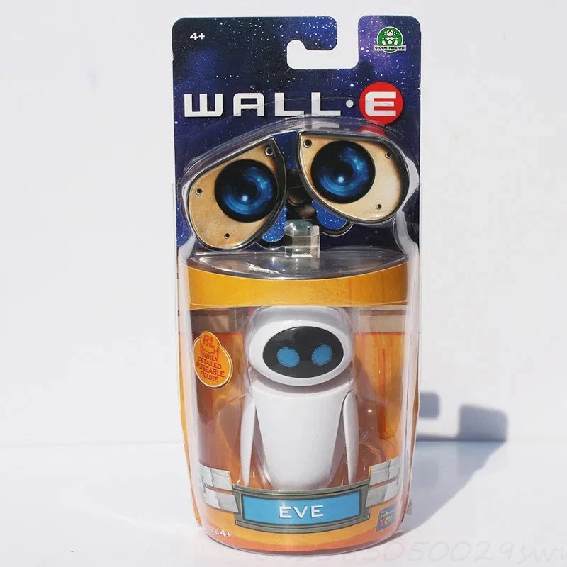 Wall-E Робот Wall E EVE PVC екшън фигурка Колекция Модел играчки Кукли 6 см 2 вида