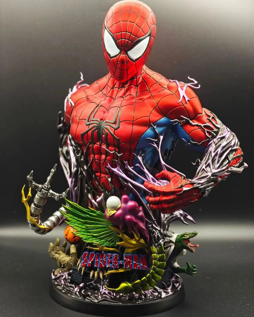 1/3 Scale The Avengers Spider-Man Figures Resin Model Movie Scene Statue 30CM Desktop Decoration Ornaments Collectible Gifts Toy