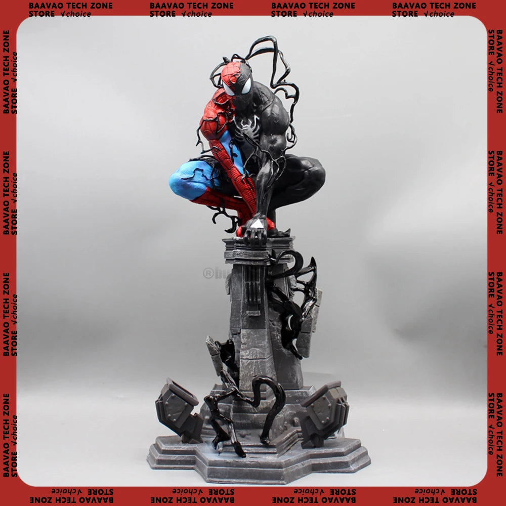 Piderman Venom Symbiote Figur Spider Man Figuren Venom Figur PVC Desktop Dekoration Statue Modell Puppe Spielzeug Weihnachtsgeschenke