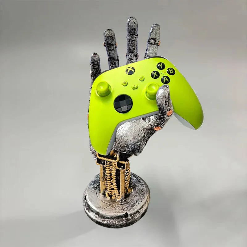 Anime Peripherals Cyberpunk Style Mechanical Arm Resin Craft Ornaments Xbox Switch Game Controller Desktop Stand