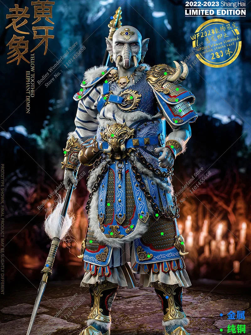 Three Demons HAOYUTOYS 1/6 Scale Collectible The Journey to the West Yellow Toothed Old Elephant Lion Eagle 12'' Action Figure