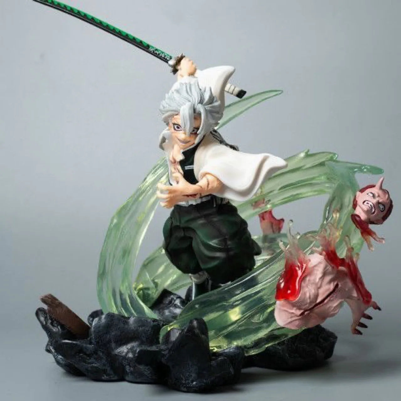 23 см Demon Slayer Аниме фигурка Шиназугава Санеми Периферна PVC Модел Статуя Десктоп Декорация Орнаменти Подаръци за рожден ден Играчки