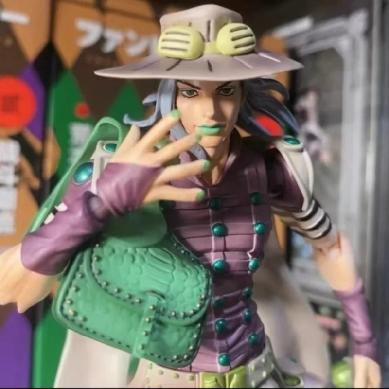 Genuine Gk 15cm Jojo'S Bizarre Adventure 7 Steel Ball Run Anime Figure Julius Caesar Zeppeli Sbr Gyro Creative Statue Boy Gift