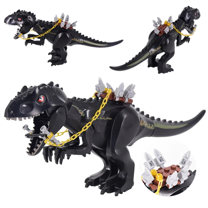 2025 New Jurassic Dinosaur Titanosaurus Dinosaur Seat Buildable Dino with Fortress Structure Ladders Flag