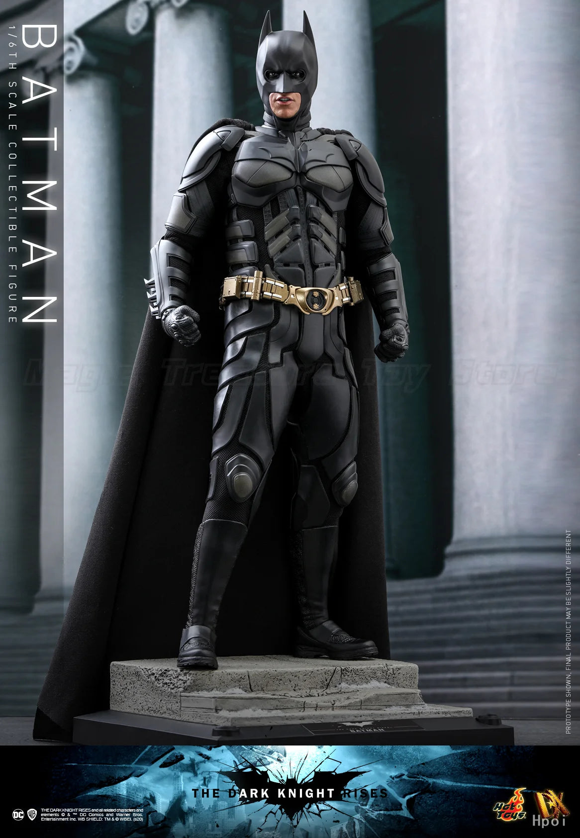 【In Stock】Hot Toys DX19 Batman: The Dark Knight Rises Batman 1/6 Action Figure Toy Gift