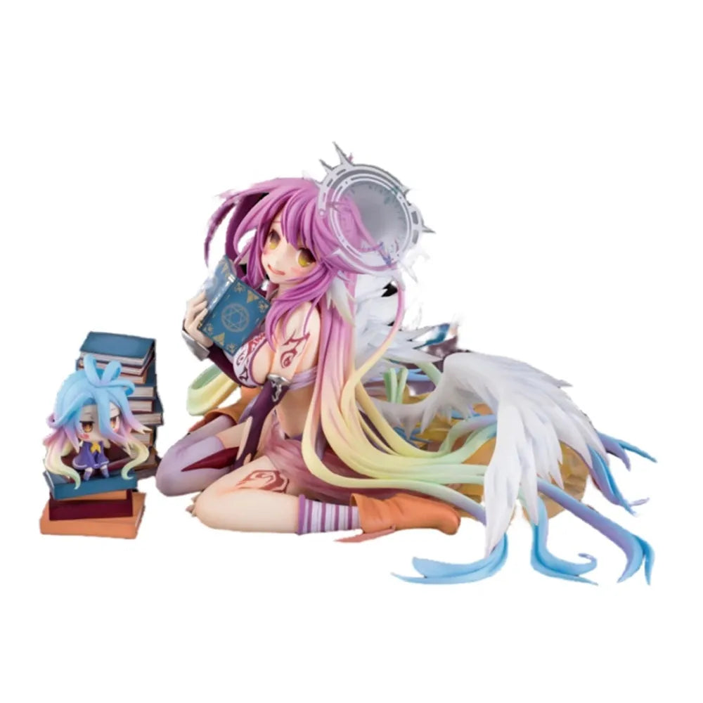 Phat Great War Ver Anime PVC Actionfigur Zero Azriel Shiro Jibril 1/7 Sammlermodell Puppenspielzeugspiel