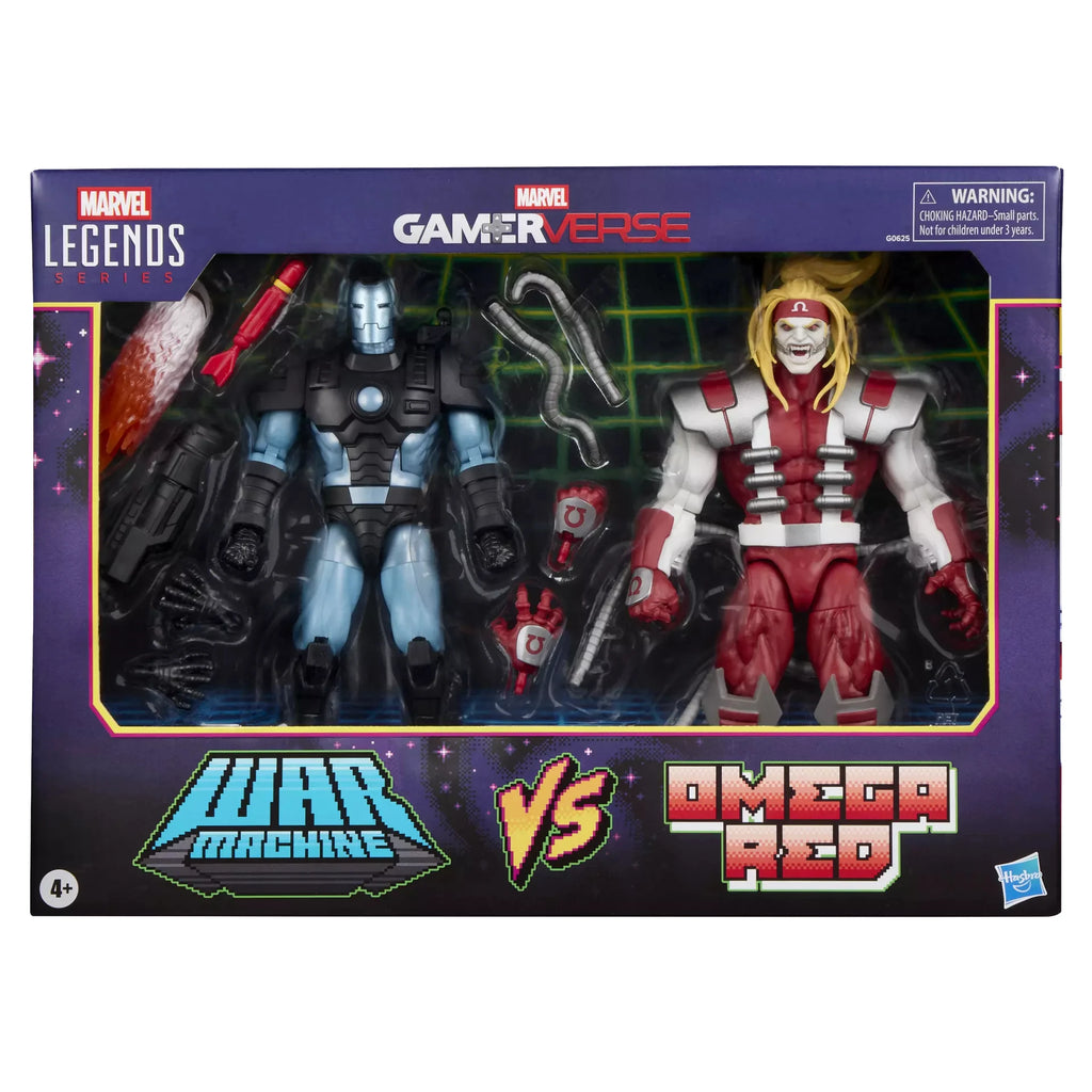 [In-Stock] Hasbro Marvel Legends Series Gamerverse War Machine vs Omega Red 2-Pack 15cm Comic Action Figure Anime Model Toys