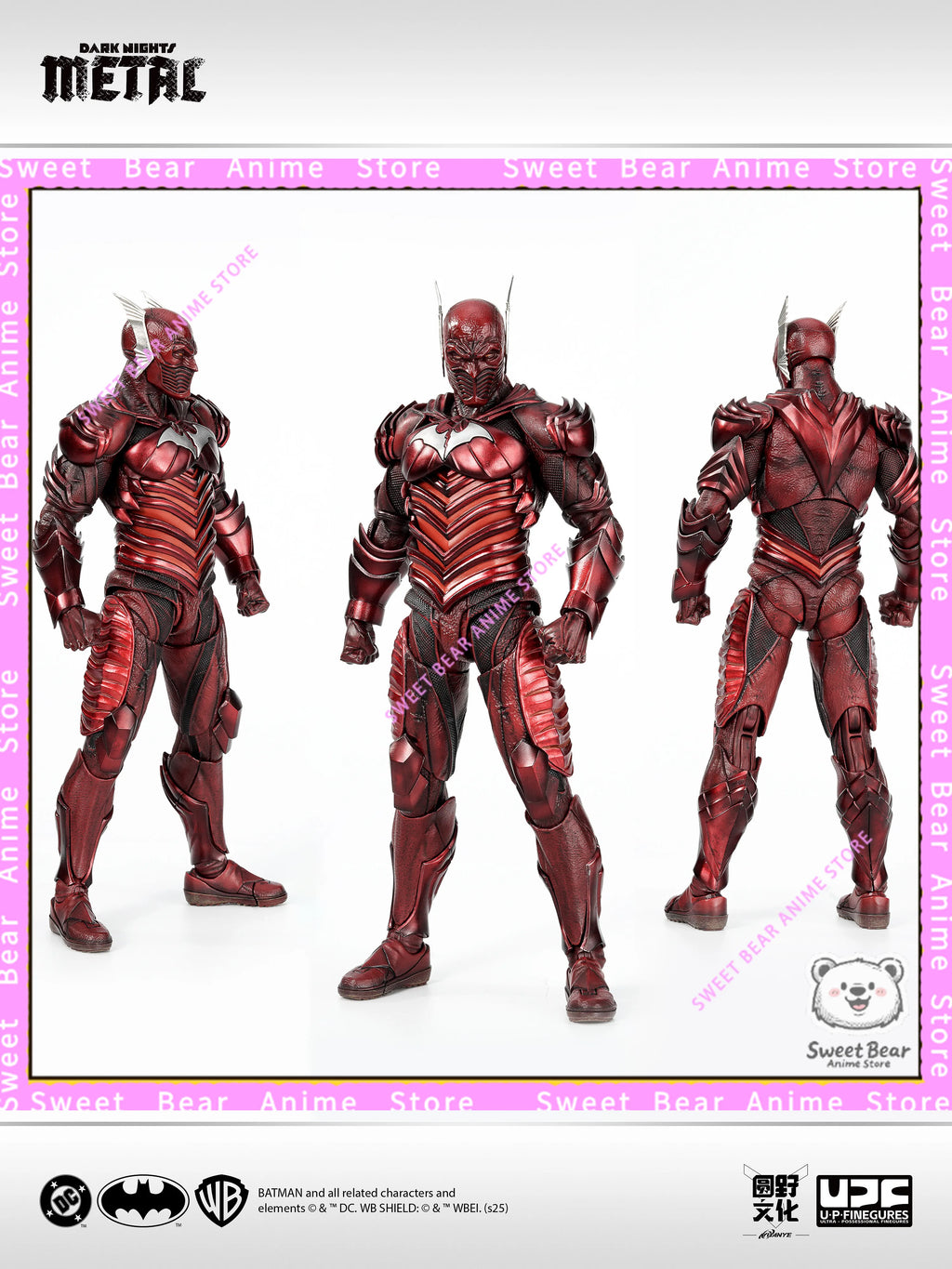 In Stock  UPFinegures The Red Death Dark Nights: Metal  1/12 Scale Action Figure Model Trendy Toys Desktop Doll Collectibles