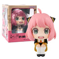 11CM Anime Spy × Family Anya Forger Figure Look Up Figure Model Toy Doll Aciton Figure PVC Desktop Car Decorations