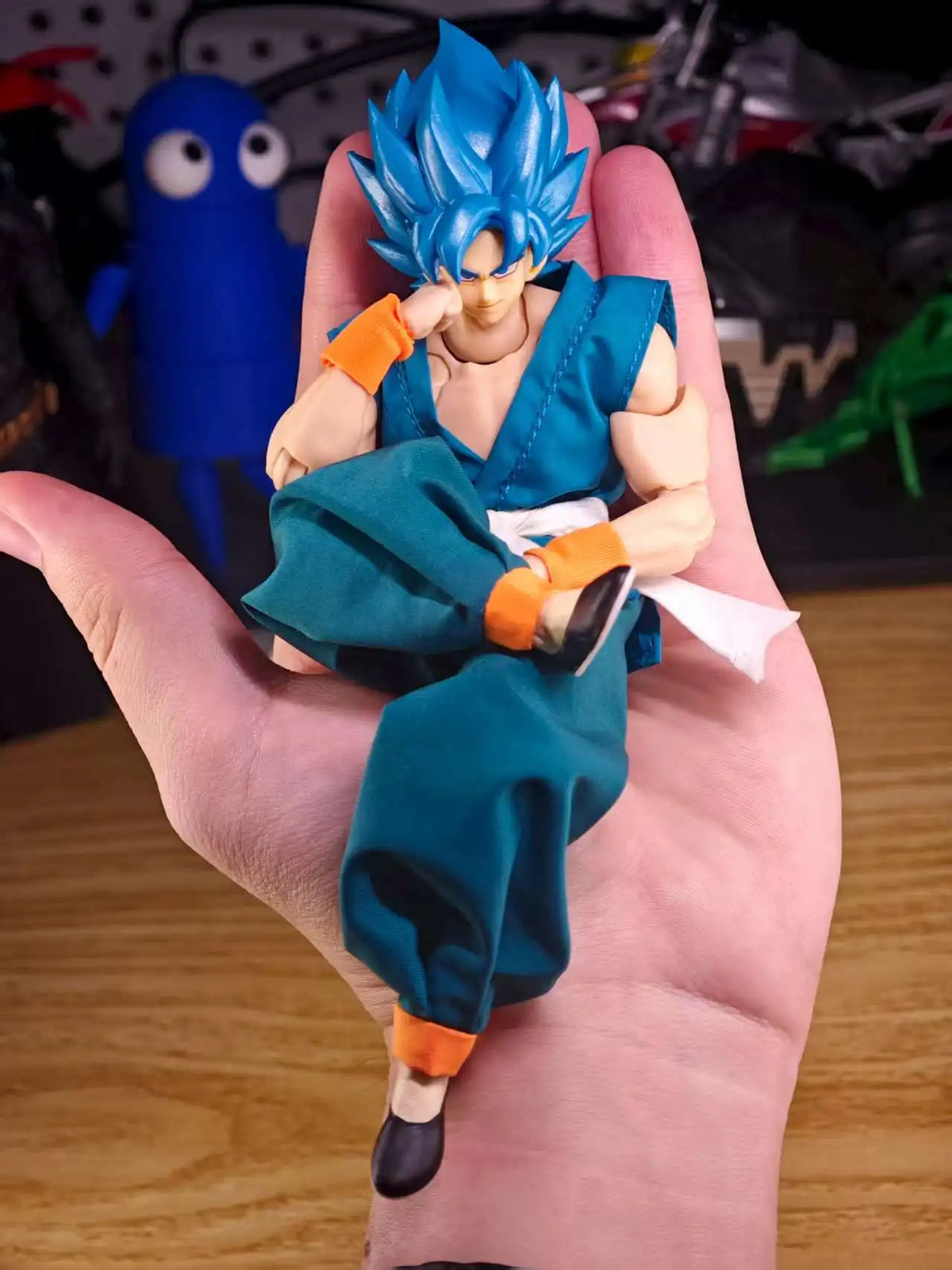 Guko Robe In Stock New Dragon Ball Shf Series Figures Son Goku Daoist Robe Orang ...