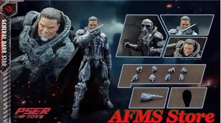 PSERTOYS 1/12 Scale Collectible Figure Krypton Dru-Zod General Zod Adventure Comics Military Commander 6" Action Figure Model