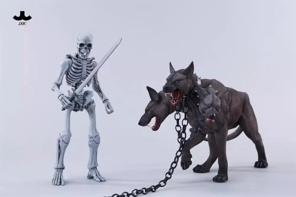 22*11*13.5cm JXK JXK278 Bull2.0 Hell Three Headed Dog Animal Model 1/6 Scence Accessories Fierce Dog For 12" Action Figure Dolls