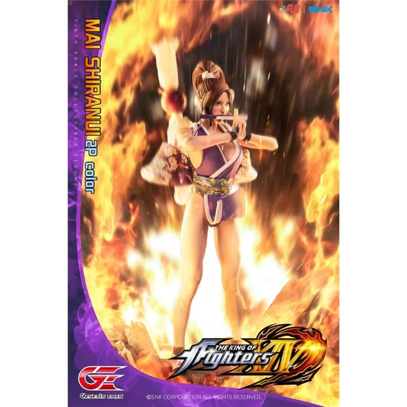 New Product in Stock Genesis Emen KOF-MS02 King of Fighters Genuine 1/6 Mai Shiranui 2 Movable Figure