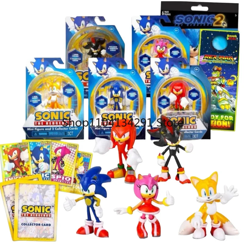 Original JAKKS Sonic The Hedgehog 5-inch Articulated Action Figure Collectible - Rare Birthday Gift for Kids