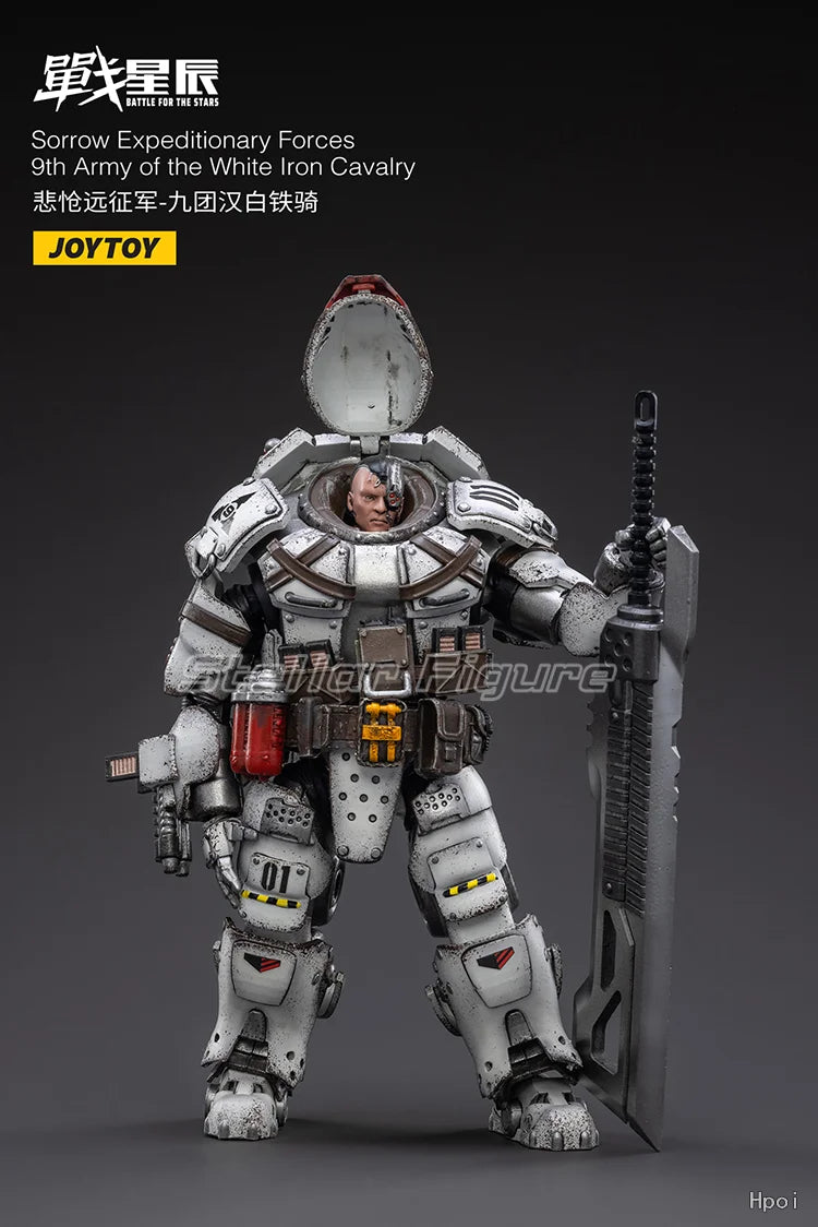 【SF】JOYTOY 1/18 Action Figure Sorrow Expeditionary Forces 9th Army of The White Iron Cavalry Model Toys Gifts Collection