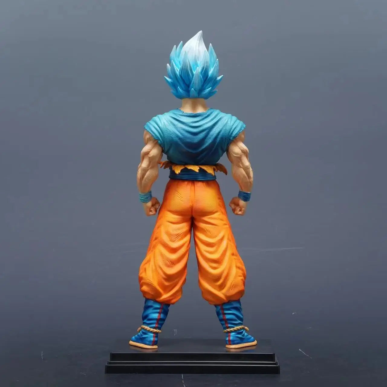 Dragon Ball Z Son Goku Figur Austauschbare Köpfe Super Saiyajin Blau Goku Actionfiguren PVC Statue Sammlung Modell Spielzeug Geschenke