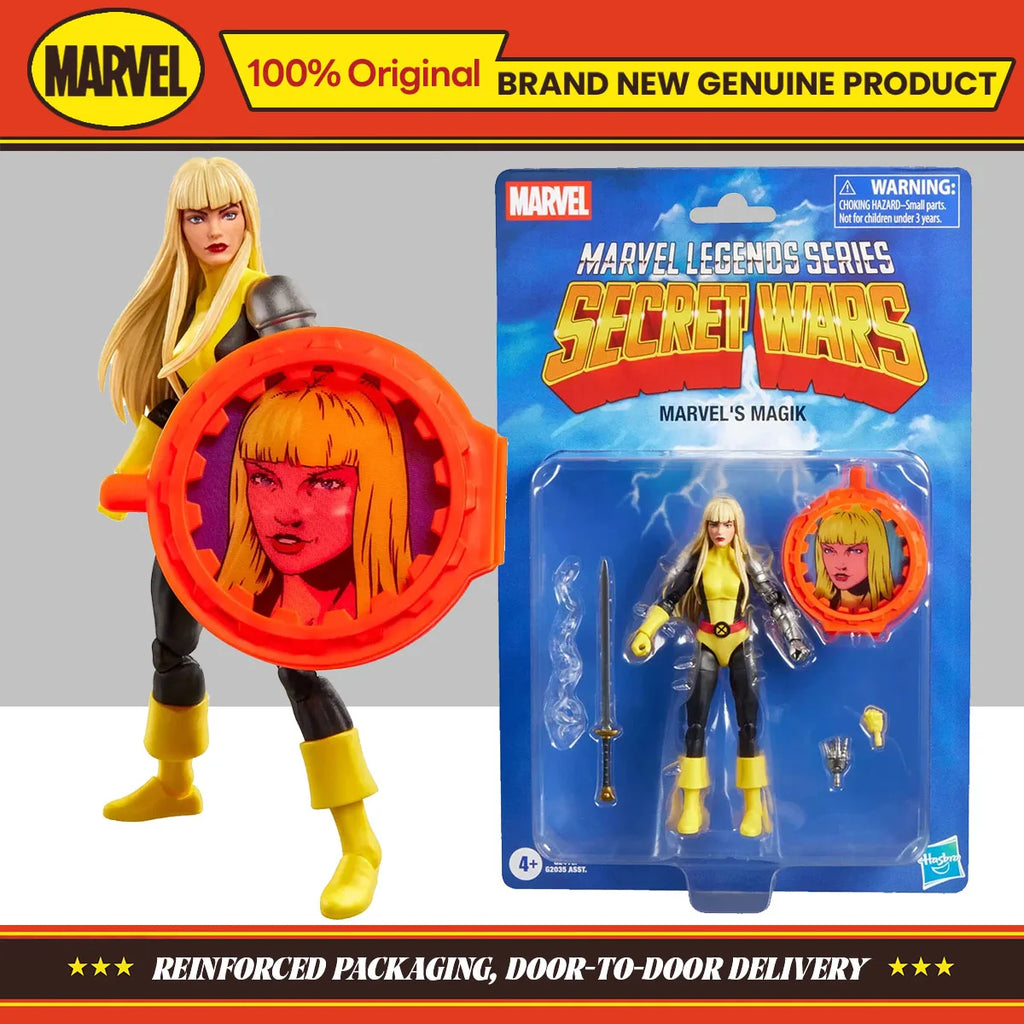 Hasbro Marvel Legends Series Secret Wars Marvel’s Magik 15cm Action Figure Collection Original Model Toy Gifts