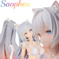 Saophea Cat Girl Ecchi Figure, Sexy Anime Girl Waifu Action Figure Collectible Statue, Anime Decor Gift Toy