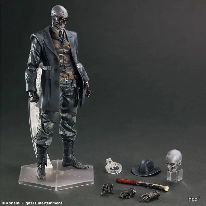 SQUARE ENIX Original PLAY ARTS KAI Metal Gear Solid V: The Phantom Pain Snake & Skull Face Collectible Action Figure Model Toys