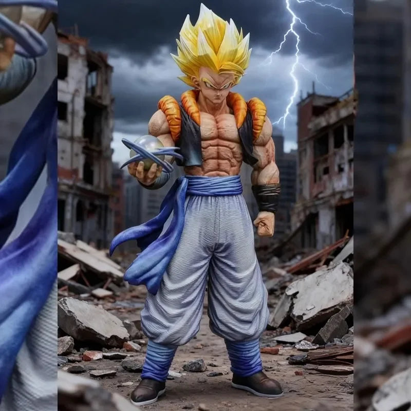 31cm Dragon Ball Gogeta Figure Super Saiyan Gogeta anime Figures PVC Statue Collection Model Toys Christmas Gifts