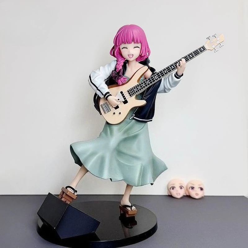 8.27in/21cm Anime Bocchi The Rock Figure Sick Hack Action Figures PVC Statue Model Collection Toys Gifts