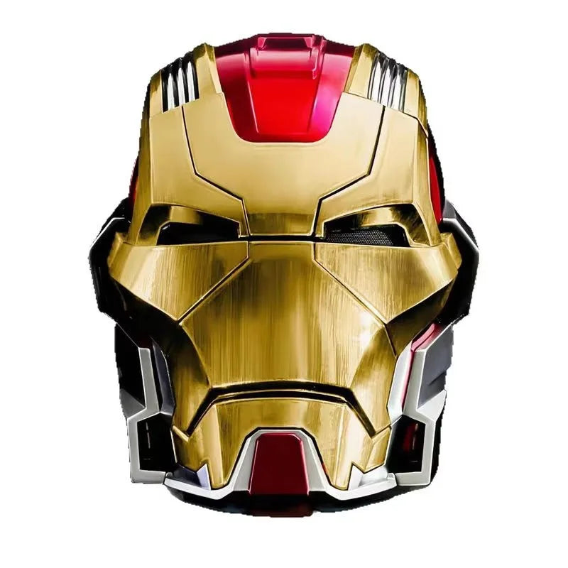 Marvel Iron Man MK17 Jarvis Helmet LED Lit Voice Activated Cosplay Mecha Mask Electric Toy for Fans And Collectors