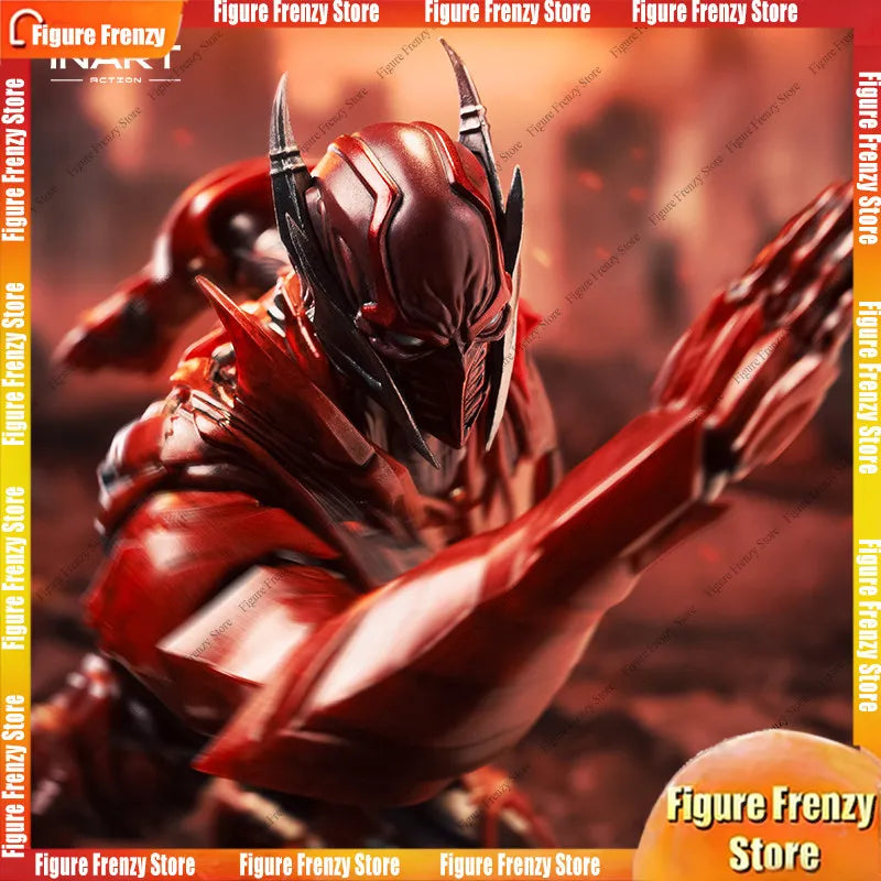 Spot SaleNew INART Batman The Red Death Action Figure MAG-C001  1/12 Dark Nights Metal The Flash Comic Bruce Wayne Toy Giftin St